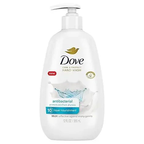 Dove Hand Wash Care Protect 4 Piece 12 Fl Oz – 12 FZ