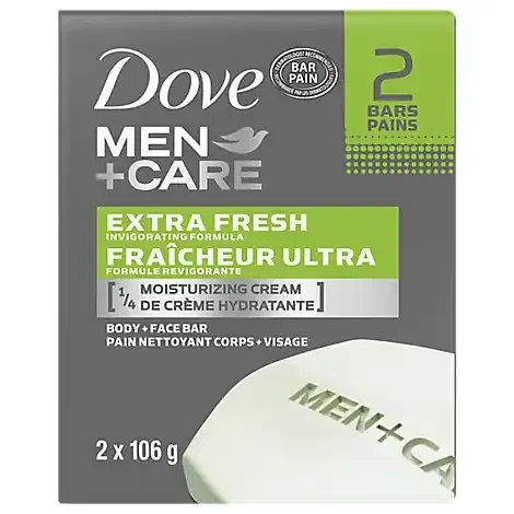 Dove Men+Care Body + Face Bar Extra Fresh