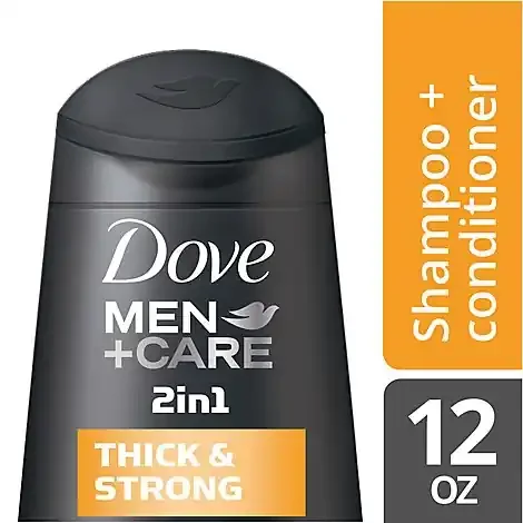 Dove Men+Care Shampoo + Conditioner 2 In 1 Thick & Strong
