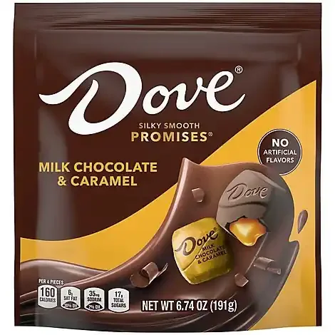 Dove Milk Chocolate Caramel Promises – 6.74 Oz.