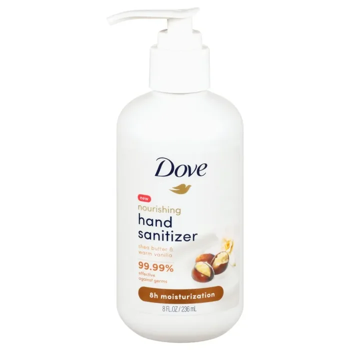 Dove Nourishing Hand Sanitizer Shea Butter and Warm Vanilla, 8 oz