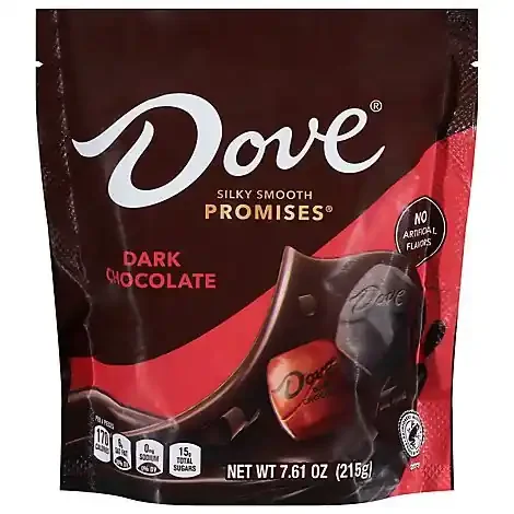 Dove Promises Dark Chocolate Stand Up Pouch – 7.61 Oz.