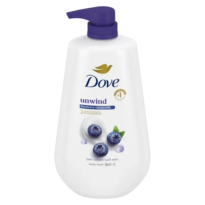 Dove Unwinding Body Wash – Blueberry & Moon Milk