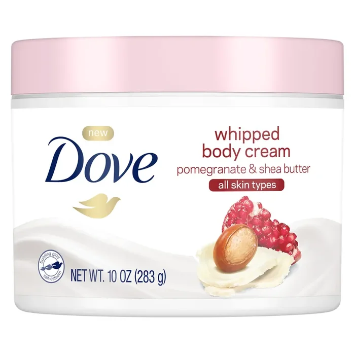 Dove Whipped Body Cream Pomegranate and Shea Butter, 10oz