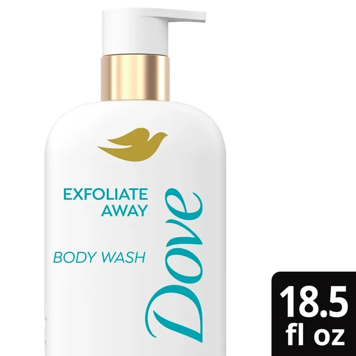 Dove Women Body Wash, Exfoliate Away