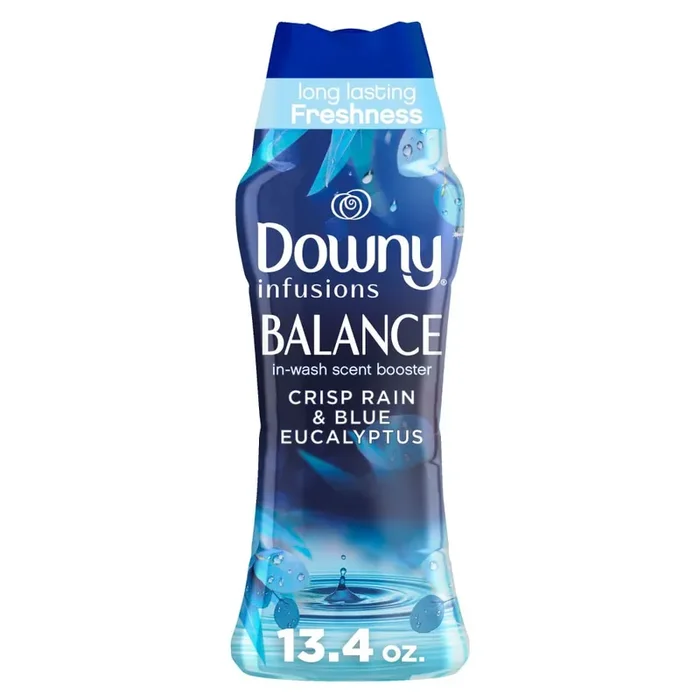 Downy Infusions Crisp Rain And Blue Eucalyptus Balance In-Wash Scent Booster Beads