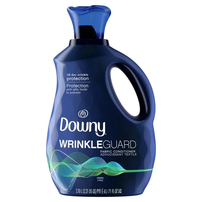 Downy Wrinkleguard Liquid Fabric Softener And Conditioner, Fresh Bottle