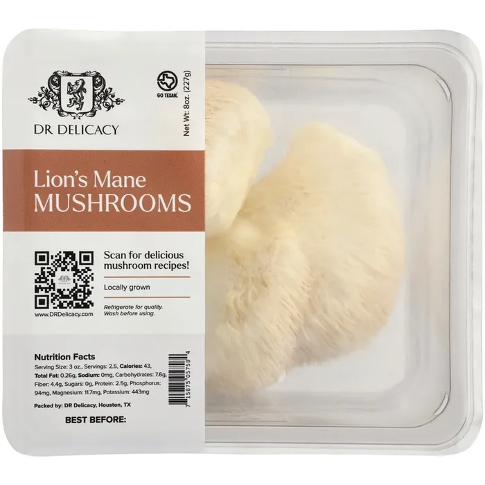 Dr Delicacy Fresh Lion‘s Mane Mushrooms