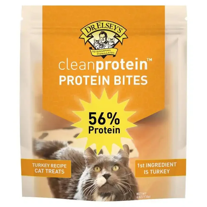 Dr. Elsey‘s Clean Protein Turkey Flavor Crunchy Cat Treats – 6oz