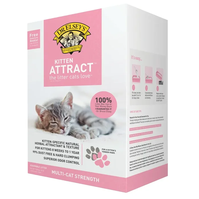 Dr. Elsey‘s Kitten Attract Scoopable Cat Litter