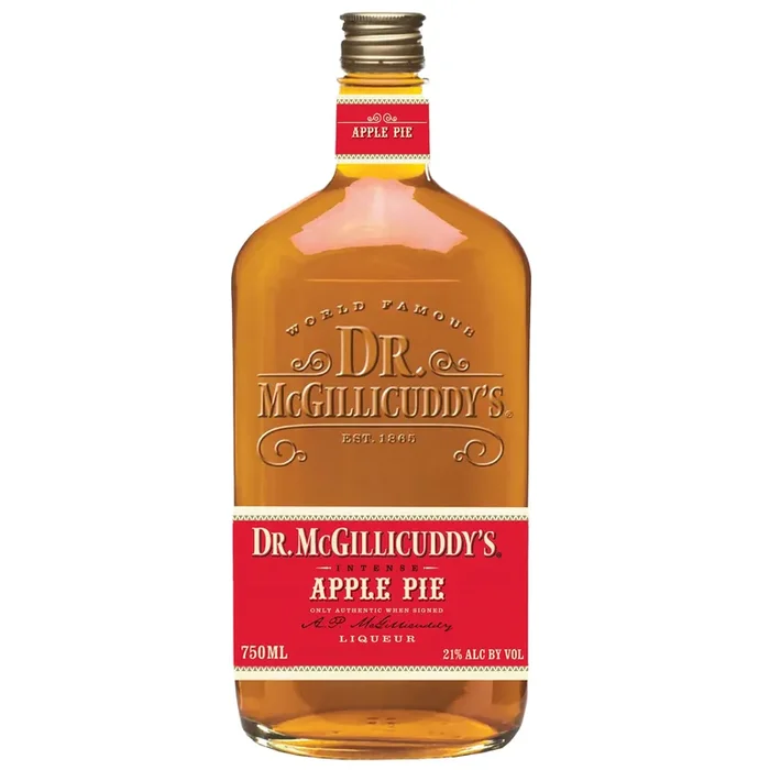 Dr. McGillicuddy‘s Dr. McGillicuddy‘‘s Apple Pie Liqueur, 750ml Bottle, 42 Proof