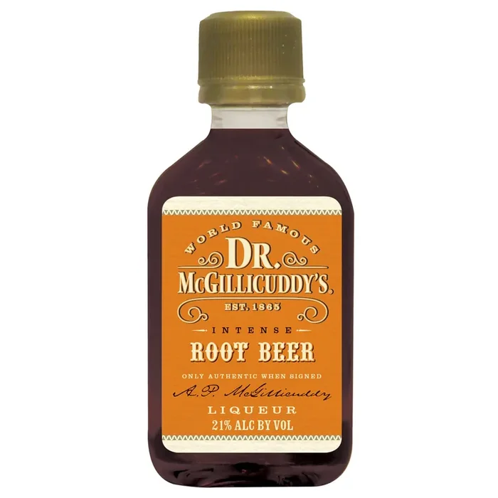 Dr. McGillicuddy‘s Dr. McGillicuddy‘‘s Root Beer Liqueur, 50 mL Bottle, 42 Proof