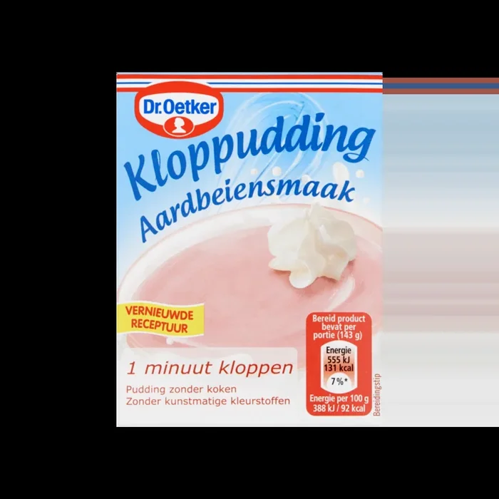 Dr. Oetker Strawberry pudding