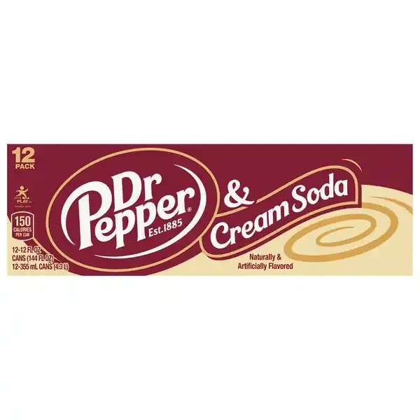 Dr Pepper & Cream Soda – 12 pk