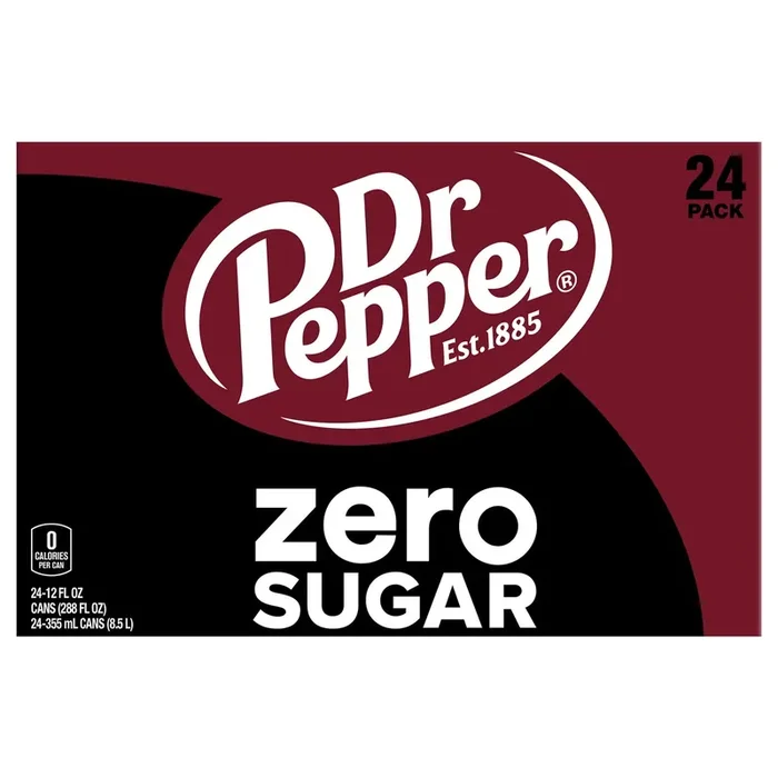 Dr Pepper Zero Sugar Soda