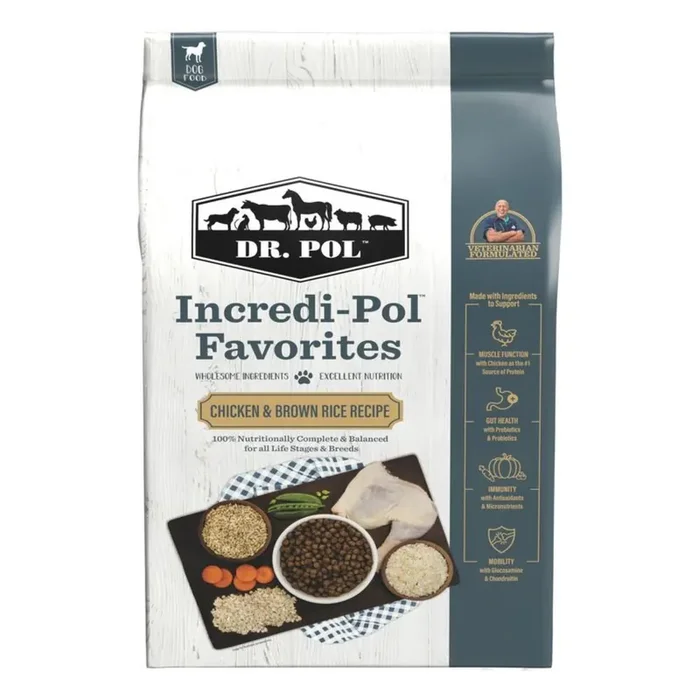 Dr. Pol Incredi-Pol Chicken & Brown Rice Dog Food 6 lb