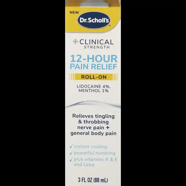 Dr. Scholl‘s Clinical Strength 12 Hour Pain Relief Roll-On, 3.5Oz