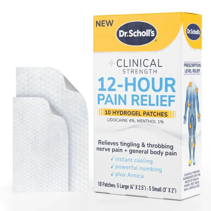Dr. Scholl‘s Clinical Strength 12 Hour Relief Pain Patch, 10Ct
