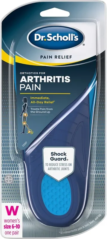 Dr. Scholl‘s Dr Scholls Pain Relief Orthotics For Arthritis Pain For Women 1 Pair Size 610