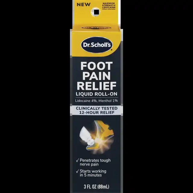 Dr. Scholl‘s Foot Pain Relief Roll- On, 3 Oz