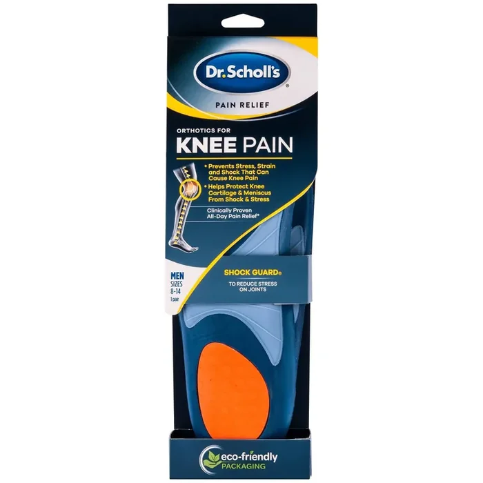 Dr. Scholl‘s Knee Pain Orthotics for Men Shoe Size 8-14