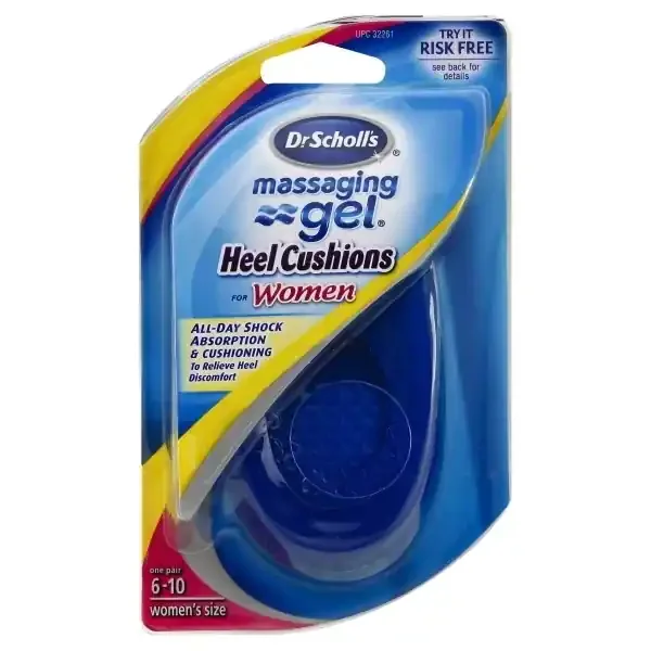 Dr. Scholl‘s Massaging Gel Heel Cushions Womens Sizes One Pair