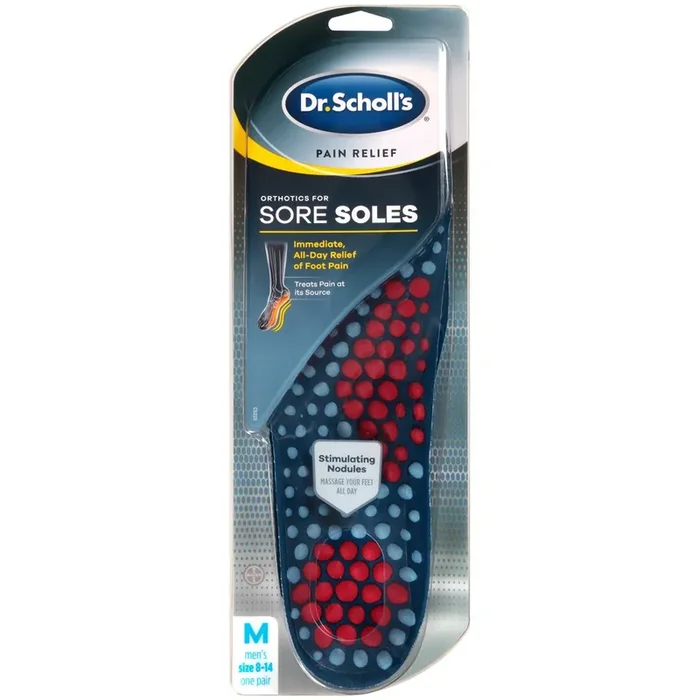 Dr. Scholl‘s Men‘s Massaging Gel Ultra Thin Insoles 1 ea