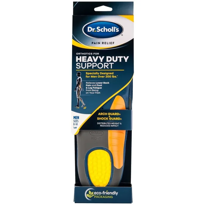 Dr. Scholl‘s Pain Relief Orthotics Heavy Duty Insoles For Men – Size (8-13)