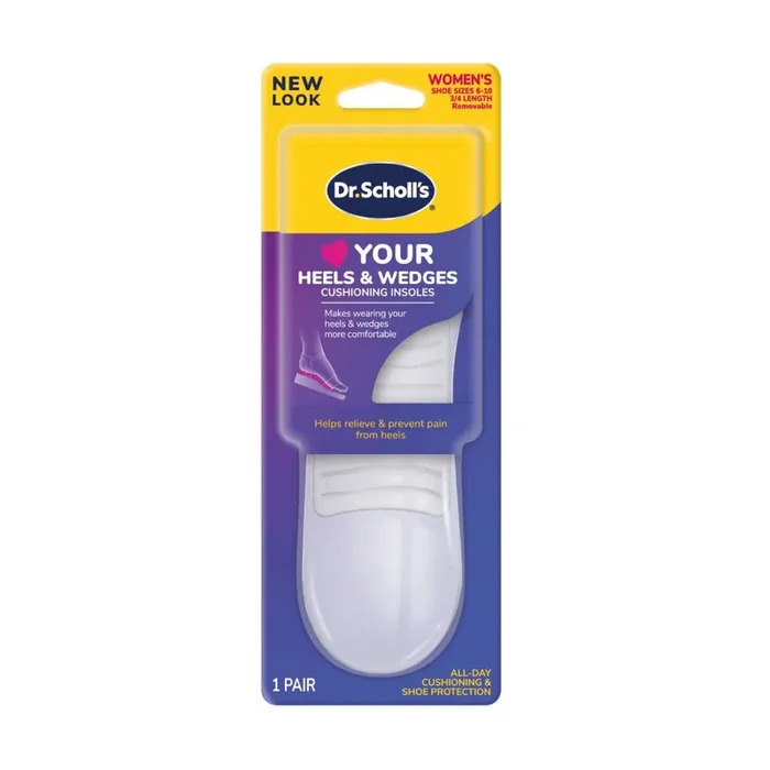 Dr. Scholl‘s Stylish Step Sizes 6-10 High Heels Women‘s Cushioning Insoles 1 ea