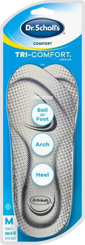 Dr. Scholl‘s Tri-Comfort Medium Men‘s Insoles 1 ea
