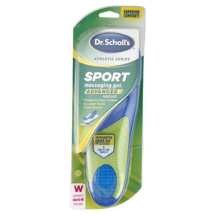 Dr. Scholl‘s Womens Sport Insoles With Massaging Ge Size 610