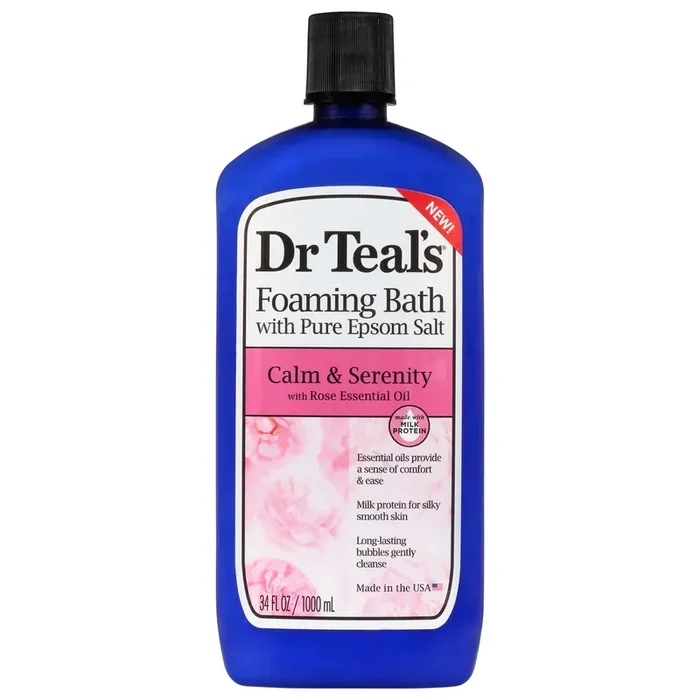Dr. Teal‘s Calm & Serenity Foaming Bath With Pure Epsom Salt 34 fl oz Bottle