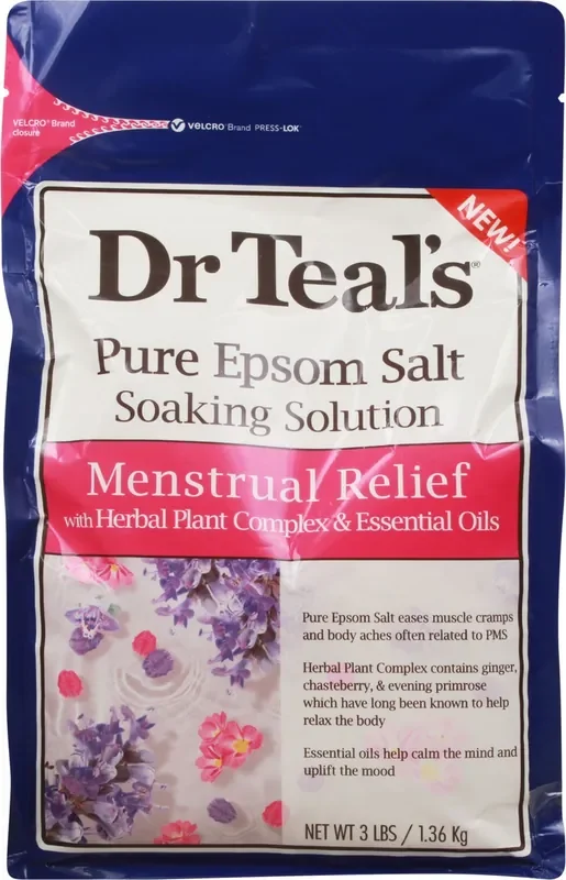 Dr. Teal‘s Menstrual Relief Pure Epsom Salt Soaking Solution