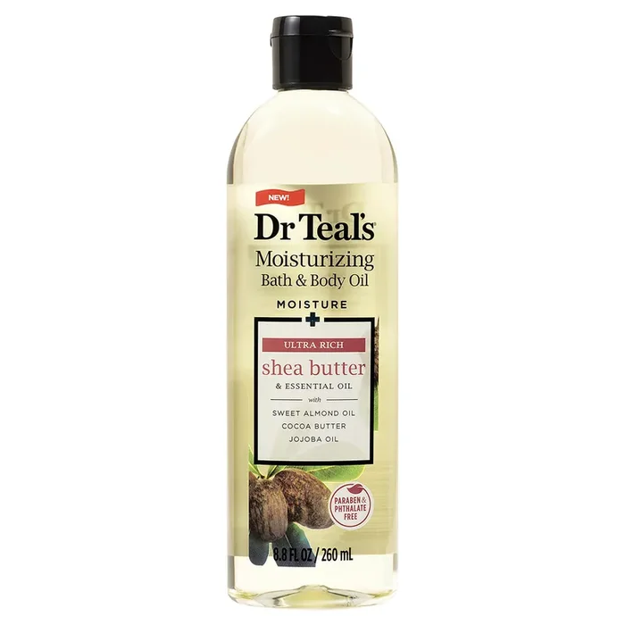 Dr. Teal‘s Moisturizing Bath and Body Oil, Ultra Rich Shea Butter