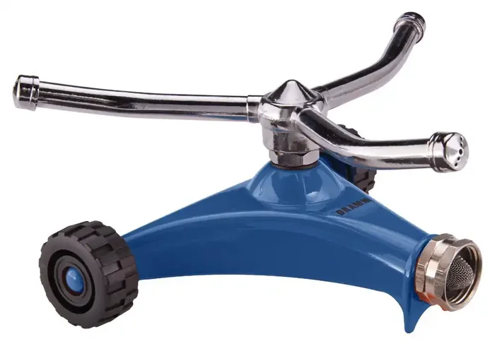 Dramm ColorStorm™ 3 Arm Whirling Sprinkler – Blue