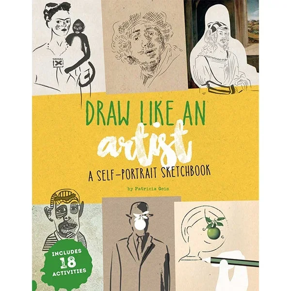 Draw Like an Artist Self-Potrait Sketchbook