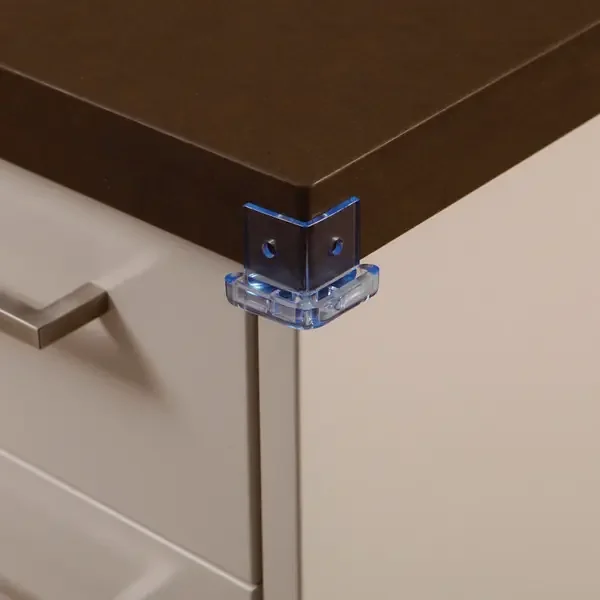 DREAMBABY CLEAR PLASTIC CORNER CUSHIONS 4 PK