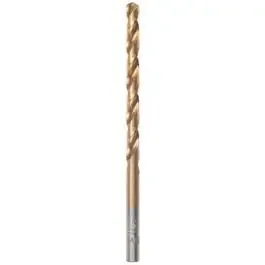 Drill Bit, Titanium, Jobber Length, 3/16-In.
