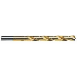 Drill Bit, Titanium, Jobber Length, 3/8-In.