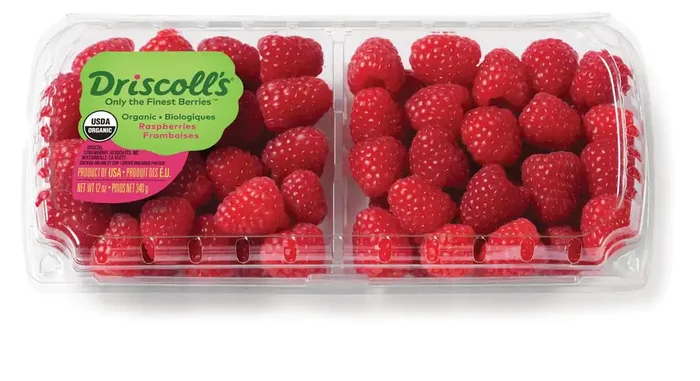 Driscoll‘s Raspberries, Organic Raspberries, 12 oz.