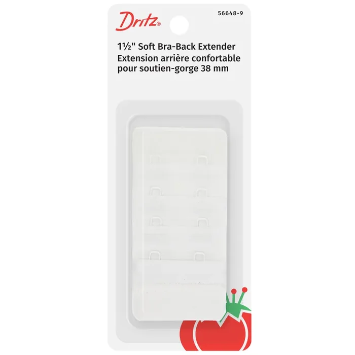 Dritz Bra Back Extender 1-1/2in White – 2 Rows