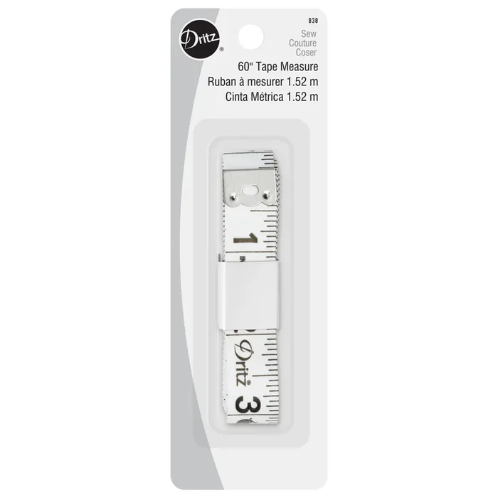 Dritz Vinyl Measuring Tape for Sewing – White