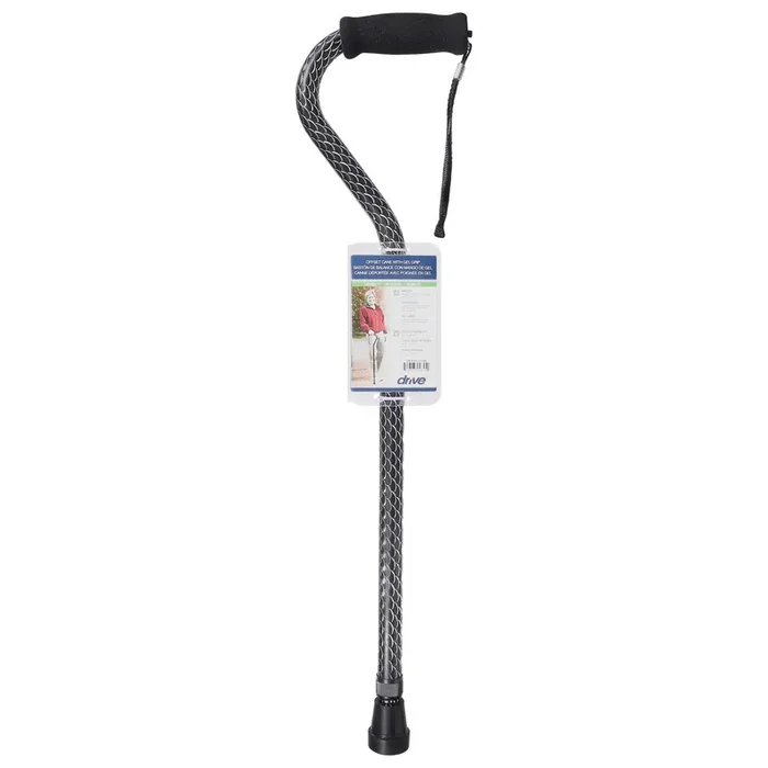 Drive Offset Cane with Gel Grip 1 ea
