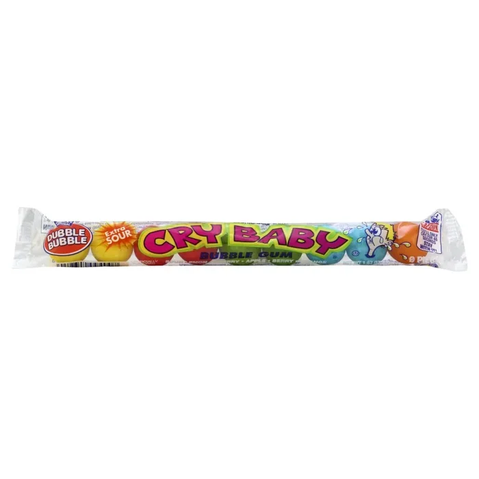 Dubble Bubble Cry Baby Extra Sour Bubble Gum