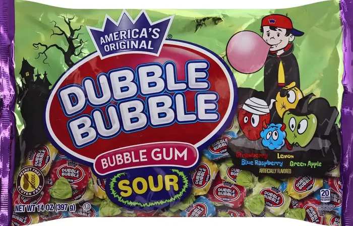 Dubble Bubble Sour Concord Bubble Gum