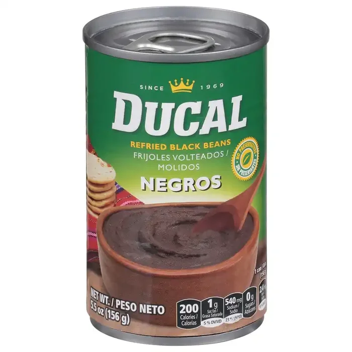 Ducal Refried Black Beans 5.5 oz