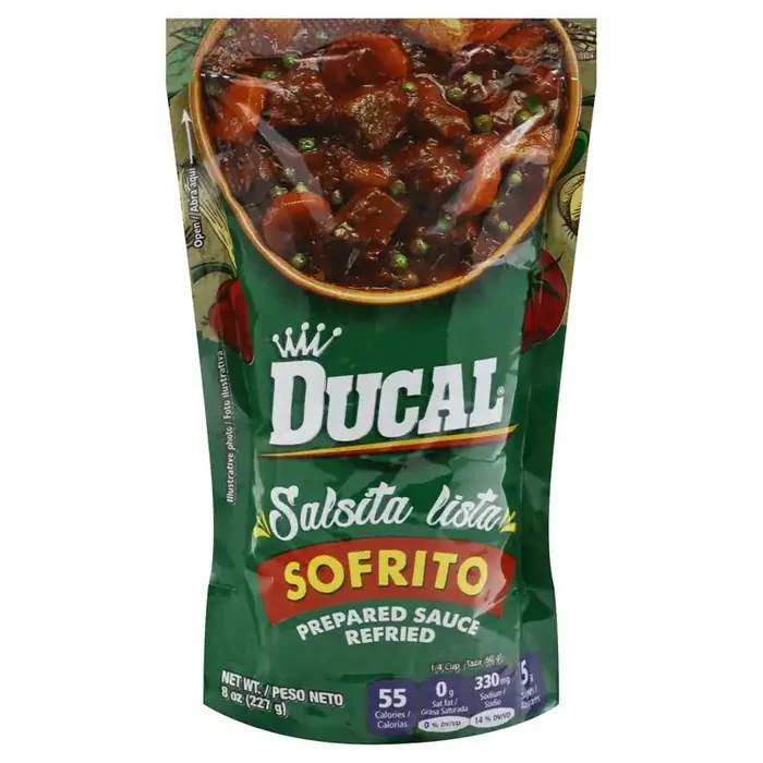 Ducal Salsita Lista Sofrito Frijoles Prepared Sauce Refried Beans – 8 oz