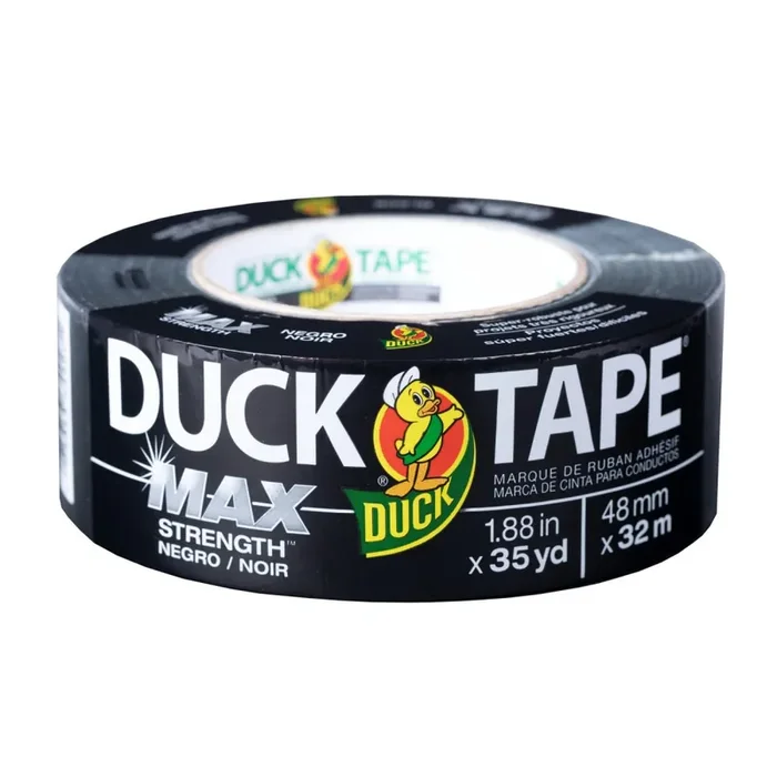 Duck Duct Tape MAX Strength Tape, Black 1.88″ x 35 yds