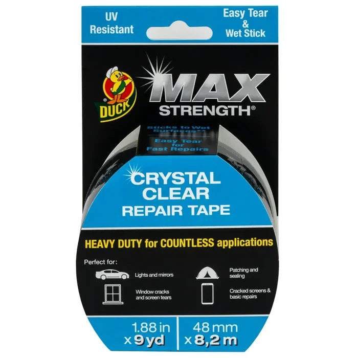 Duck Max Clear Repair Tape 9Yd