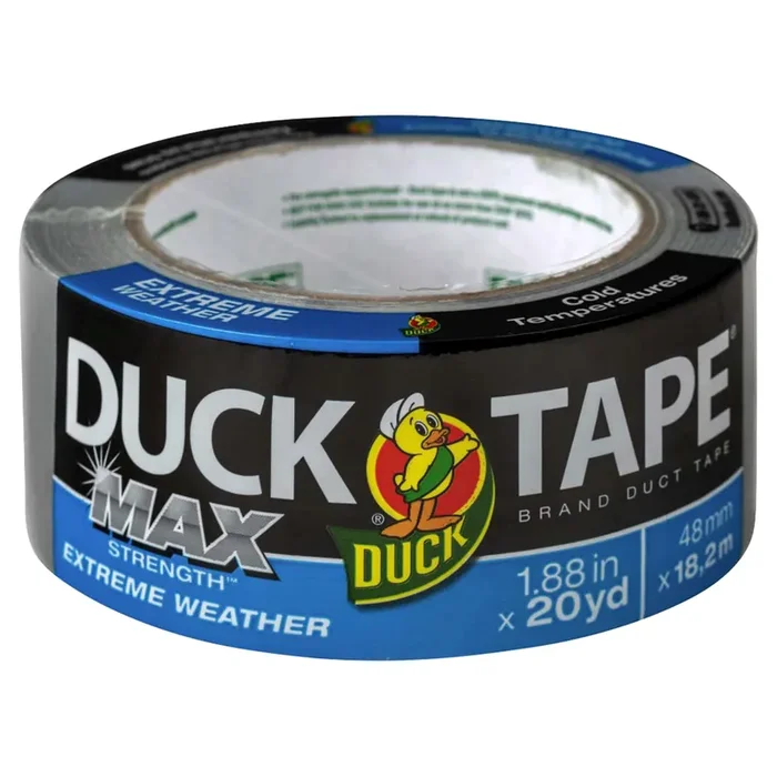 Duck Max Extreme Weather Duct Tape – Silver, 1.88 in. x 20 yd.